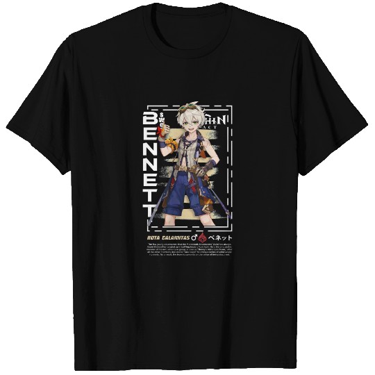 Genshin Impact Bennett Streetwear T-Shirts