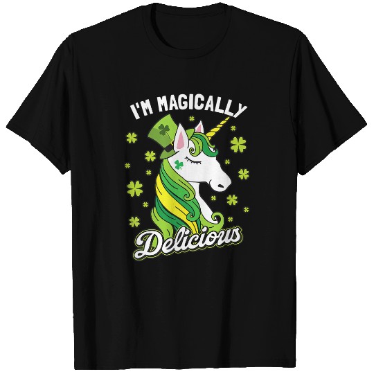 Unicorns Im Magically Delicious St Patricks Day T-Shirts