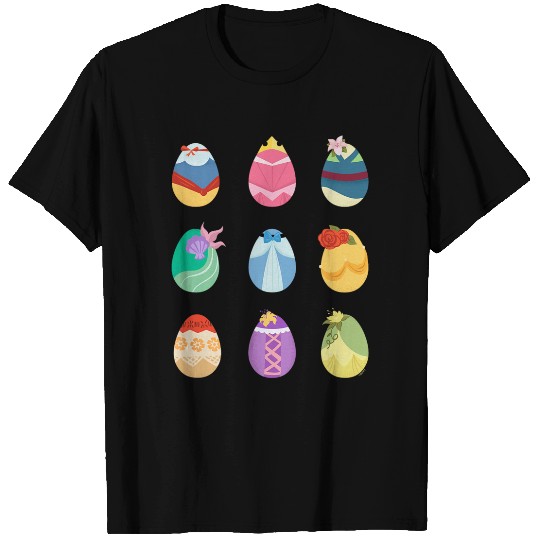 Disney Princess Easter Spring Nine Decorated Easter Eggs T-Shirts