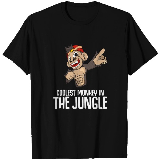 Monkey Lover Coolest Monkey In The Jungle T-Shirts