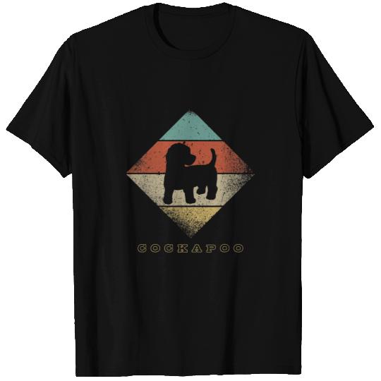 vintages Retro 1970s Dog Breed Cockapoo T-Shirts