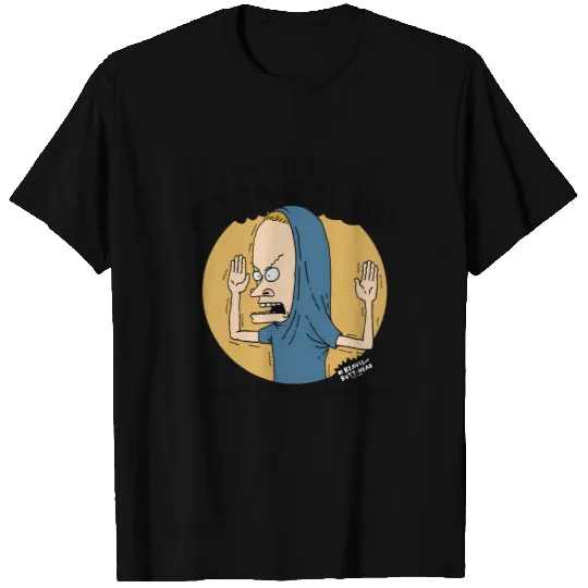 Beavis and Butt-Head Great Cornholio Denim Blue Shirts