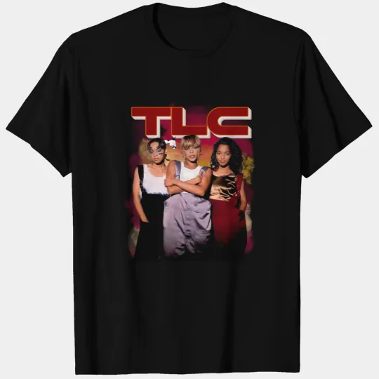 TLC Shirt | TLC Oversized Tee | Oversized Black Tee| 90s Vintage Shirt