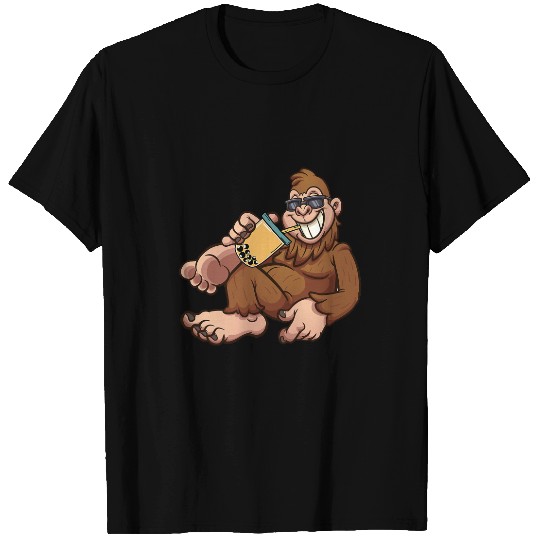 Monkey Lover Funny Monkey Drinking Boba Tea Matching Bubble Milk Tea T-Shirts