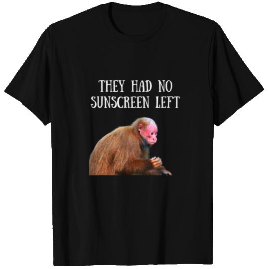 Monkey Lover Bald Uakari Wild Monkey Sunscreen Meme Men Women Kids T-Shirts