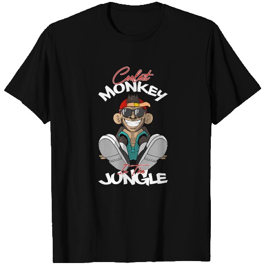 Monkey Lover Coolest Monkey In The Jungle 2 T-Shirts