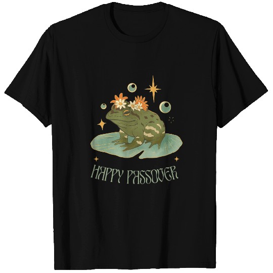 Frog Gift Passover Happy Passover funny frog Pesach seder T-Shirts