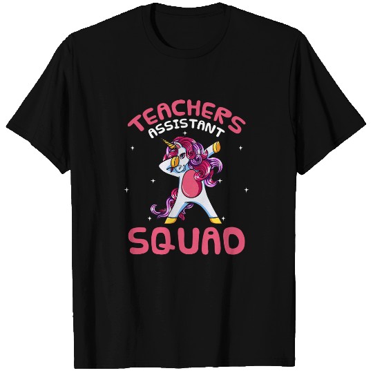 Unicorns Teacher Assistant Education Teaching Aide Unicorns Lover T-Shirts