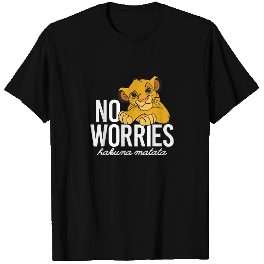 Disney Lion King Classic No Worries Simba T-Shirts