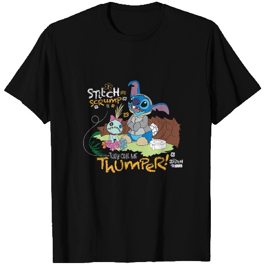 Disney 100 Stitch in Costume Bambi They Call Me Thumper T-Shirts