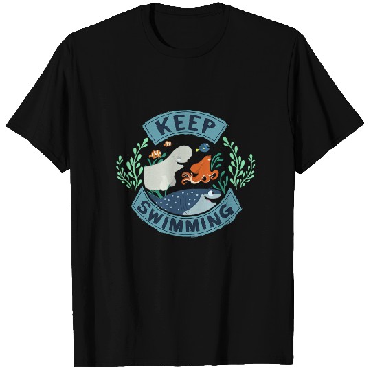 Disney Pixar Finding Dory Hank & Destiny Keep Swimming T-Shirts
