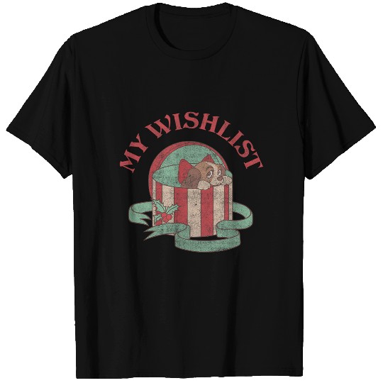 Disney Lady and the Tramp Christmas My Wishlist T-Shirts