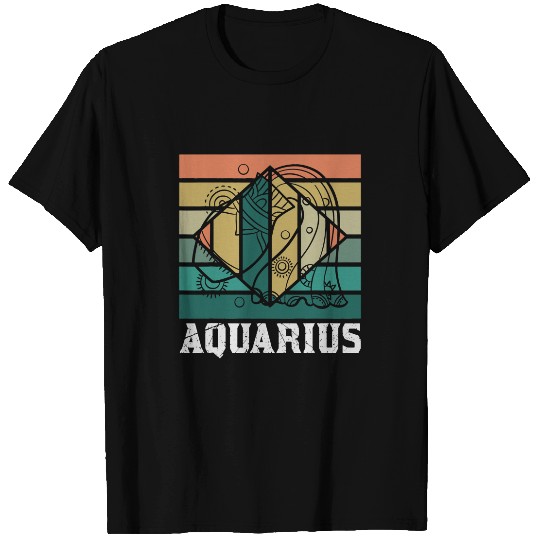 Aquarius Horoscope Astrology Astrological Zodiac Sign T-Shirts