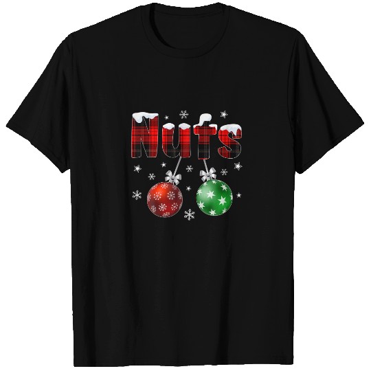Chest Nuts Funny Matching Chestnuts Christmas Coup T-shirt