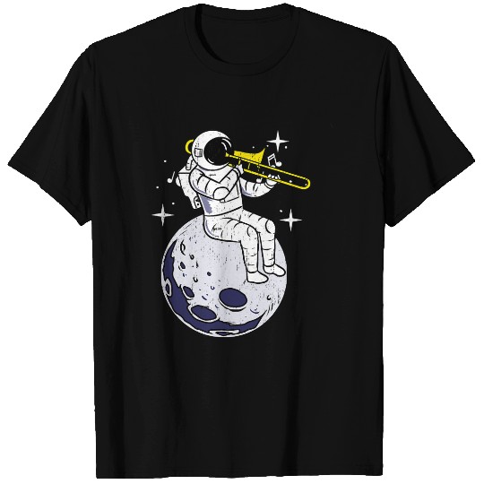 Astronauts Playing trombones Vintage T-Shirts