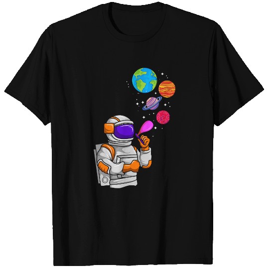 Astronauts Making Planet Soap Balloons T-Shirts