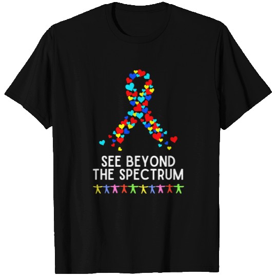 Autistic See Beyond The Spectrum Be Kind Autism Awareness T-Shirts