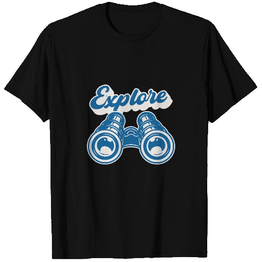 Explore Birds Adventure Binoculars Birdwatching T-Shirts
