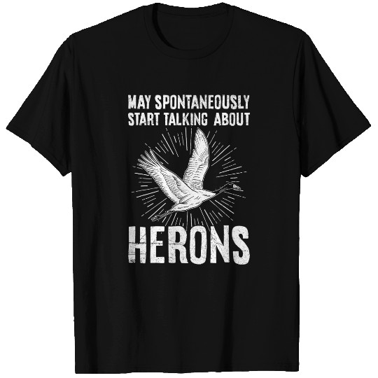 Heron Ornithologist Design for a Heron Lover T-Shirts