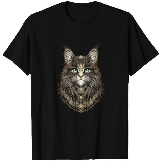 Cat Paws Kitty Maine Coon Cat kitty animal funny T-Shirts