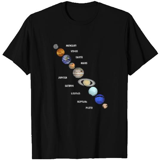 Astronomy Lover Space Science Galaxy Planets Solar System 4 T-Shirts