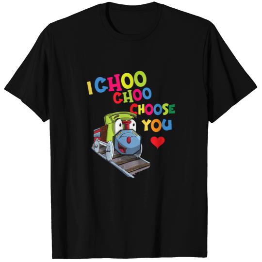 I Choo Choo Choose You Valentines Day Train Toddler kids T-Shirts