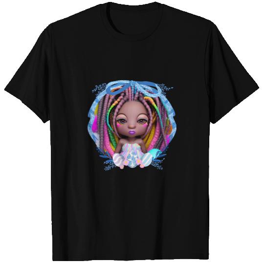 Black Girl Easter Magic Brown Skin Girls Spring Easter Eggs 2 T-Shirts