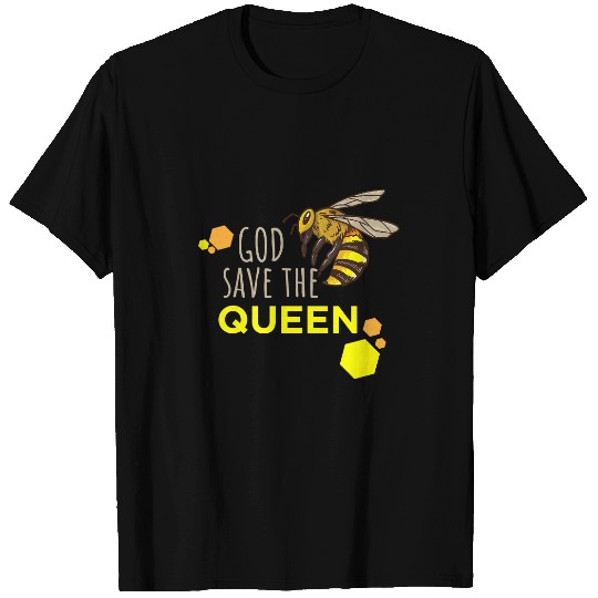 Bee Beekeeping God Save The Queen Bee Beekeeper Apiarist 31 Beekeeper T-Shirts
