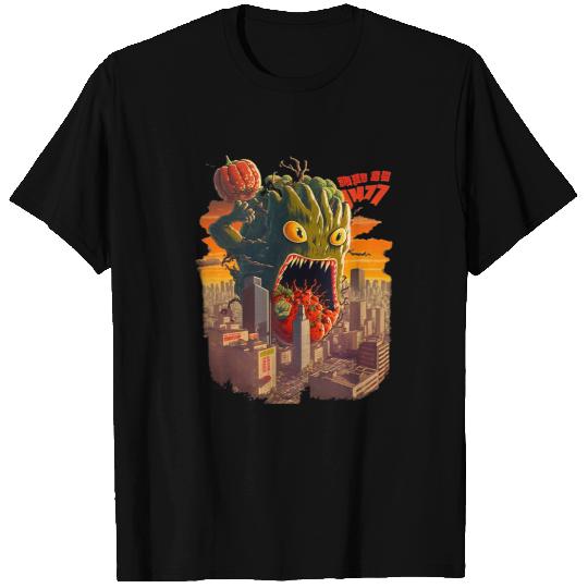 Japan Kaiju Broccoli Tomatoes Vegetables Anime T-Shirts