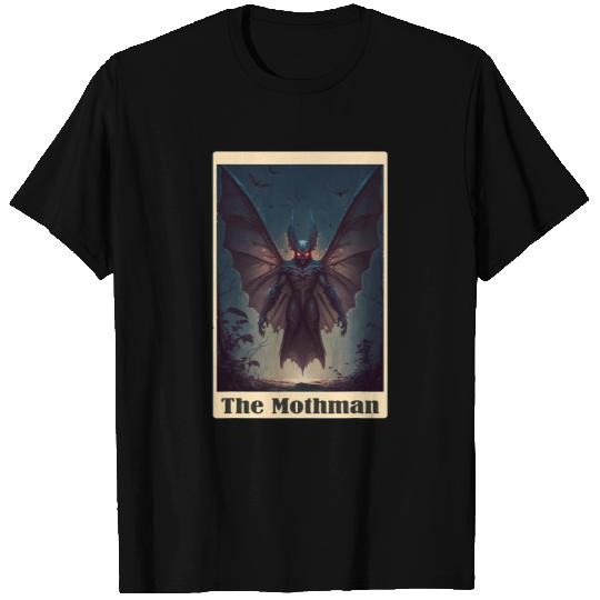 Mothman Tarot Card cryptid cryptozoology T-Shirts