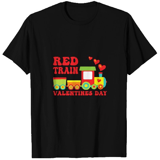 Red Train Valentines DayRed T-Shirts