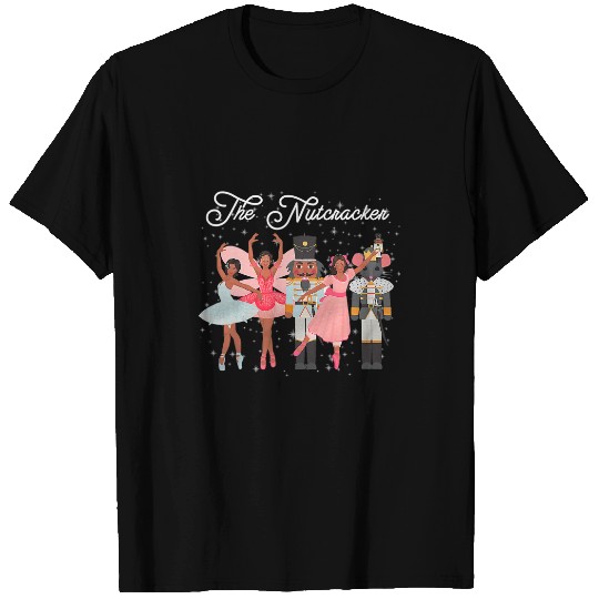 Nutcracker Ballet Christmas African American Black Dancers T-Shirts