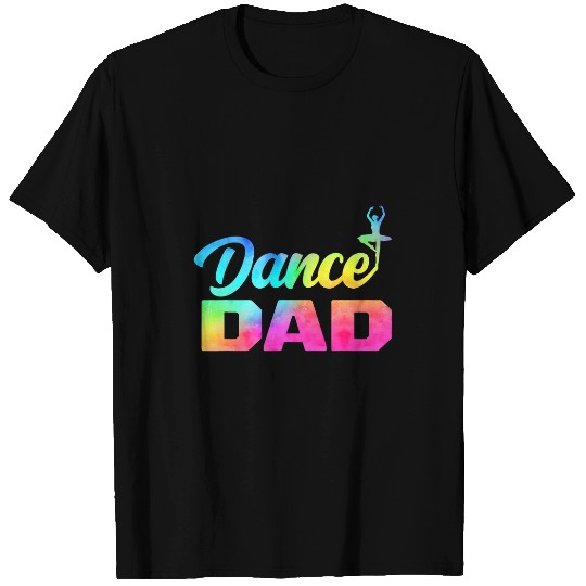 Multicolor Retro Dance Dad T-Shirts