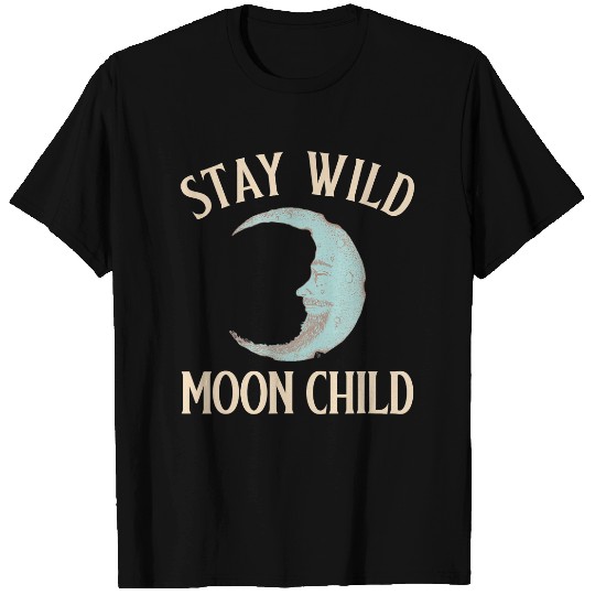 Tarot Card Aesthetic Witchy Celestial Stay Wild Moon Child T-Shirts