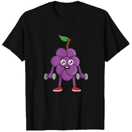 Veggie power exercising grape fun grape grape T-Shirts