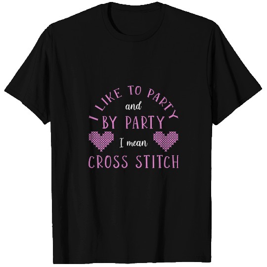 Cross Stitch 2 T-Shirts