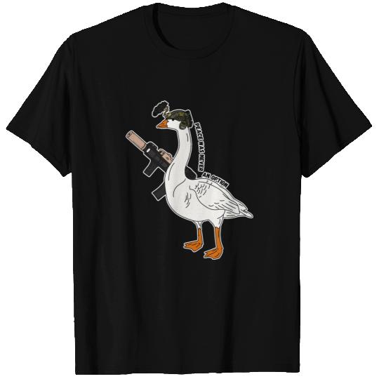 Peace Was Never An Option Silly Goose Meme Funny T-Shirts