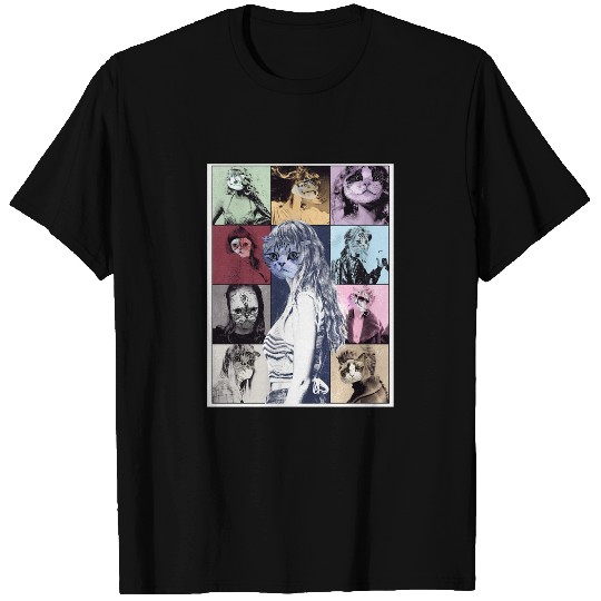 Taylors cats Eras Tour T-Shirts