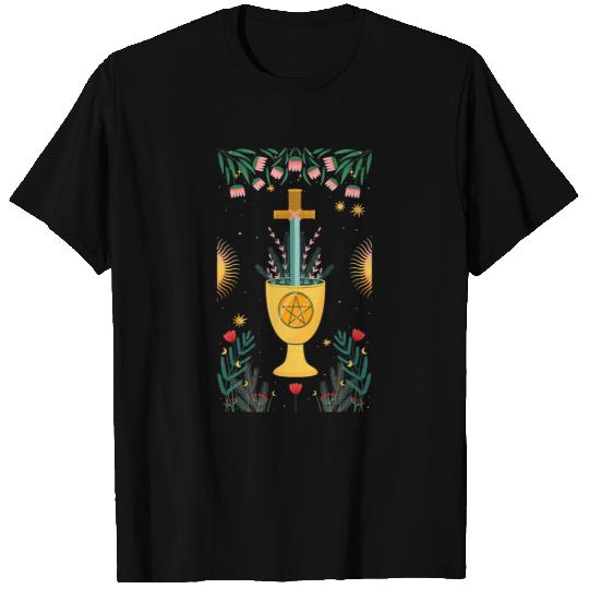vintages Tarot Card Magic Occult Supernatural T-Shirts