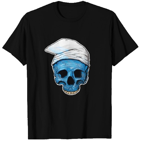 Smurf Skull - Smurf - T-Shirt