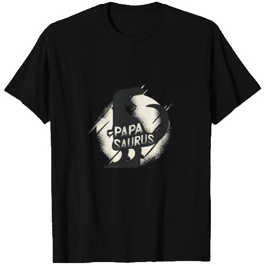 Dinosaur Dino Papasaurus Rex Funny Dinosaur Dad T-Shirts