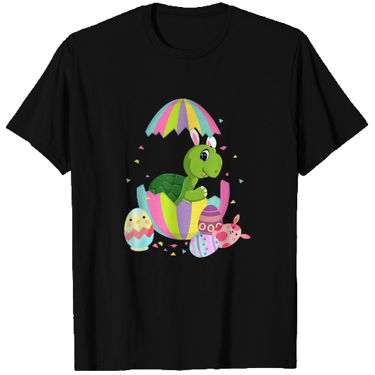 KV9 Turtle Easter Egg Bunny Easter Bunny T-Shirts