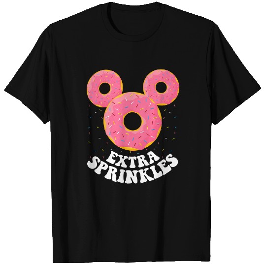 Disney Mickey Mouse Donut Ears Extra Sprinkles T-Shirts