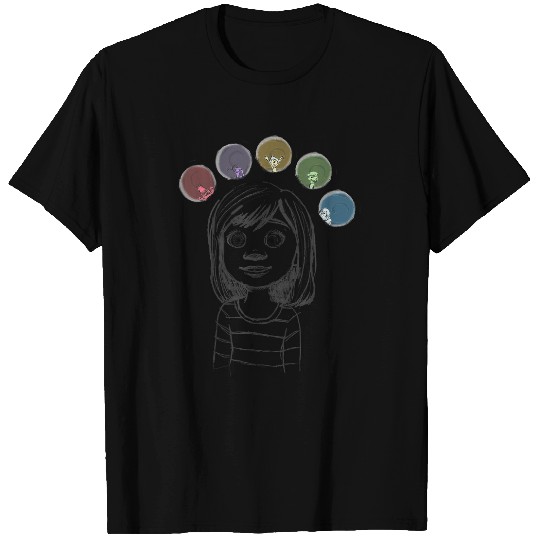 Disney Inside Out Riley Many Emotions Bubbles T-Shirts