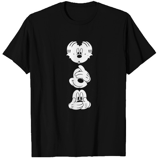 Disney Mickey Mouse Three Faces Hoodie T-Shirts