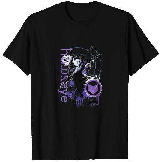 Marvel Hawkeye Disney Plus Target Paint Splatter T-Shirts