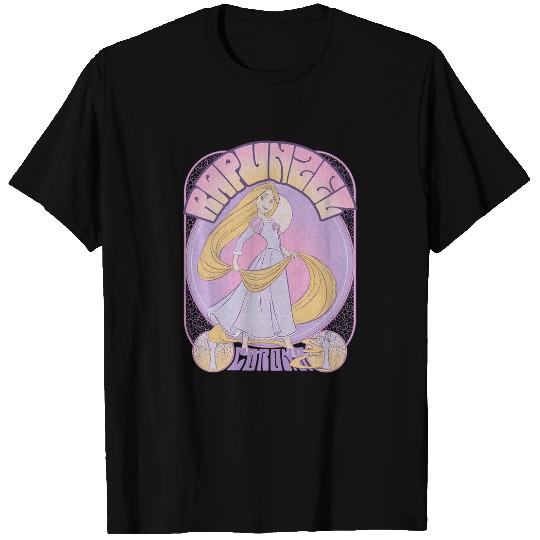 Disney Tangled Rapunzel Seventies Retro Poster T-Shirts