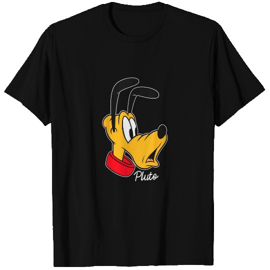 Disney Mickey And Friends Pluto Big Face T-Shirts