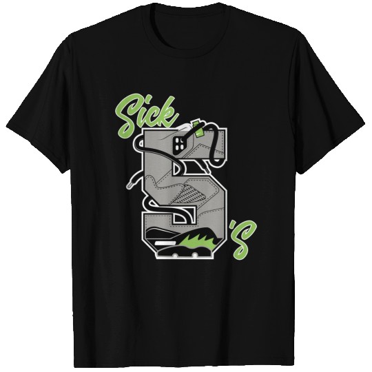 Jordan 5 Green Bean Match Tees -Sick 5's Sneaker Tees