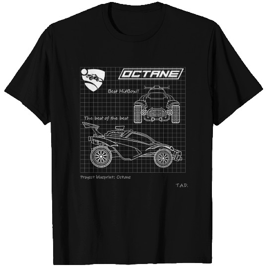 Octane Blueprints [Rocket League] - Rocket League - T-Shirt